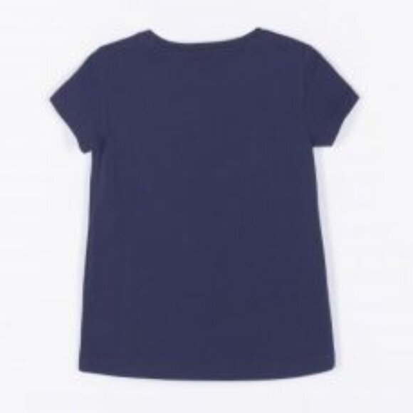 NWT Coccodrillo navy t-shirt with multicolor sequins - Picture 2 of 4